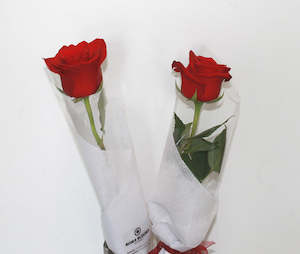 Florist: A SINGLE RED ROSE