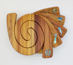 2 in 1 Tablemat - Paua Inlay