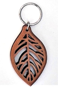 Kitchen furniture manufacturing - wooden: Leaf Keyring