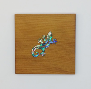 Kitchen furniture manufacturing - wooden: Gecko Square Coaster