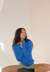 Faro Merino Top - Cobalt