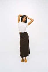 Maggie Skirt - Chocolate SAMPLE