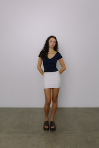 Flore mini skirt - Salt