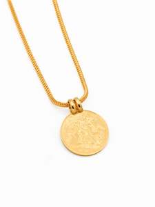 22ct Gold Half Sovereign Pendant