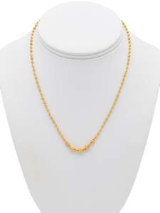 22ct Gold Ball Fancy Chain