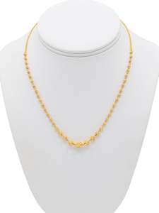 22ct Gold Ball Fancy Chain