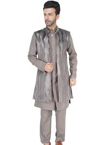 Mens: Mens Kurta Set With Jacket