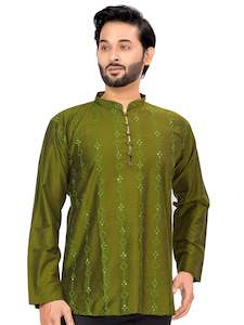 Mens Resham Embroidered Kurti