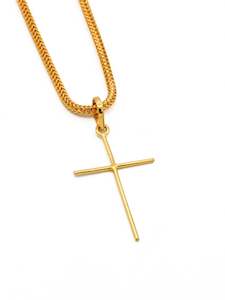 22ct Gold Cross Pendant