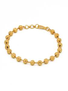 22ct Gold Ball Bracelet