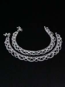 Ladies Silver Anklets