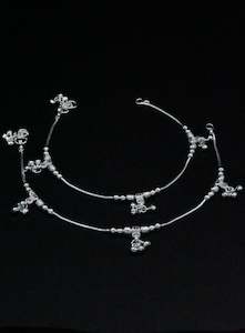 Ladies Silver Anklets