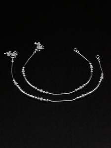 Ladies Silver Anklets