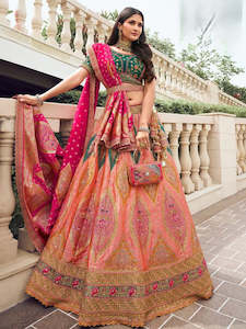 Leela Unstitched Lehenga Choli