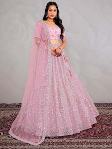 Lehengas: Sonika Unstitched Lehenga Choli