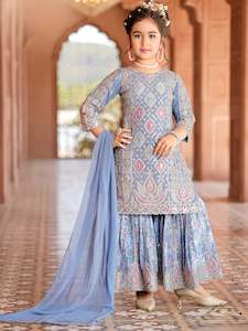 Girls Wear: Arvi Sharara Suit