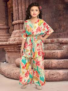 Sima Kurti With Palazzo Suit