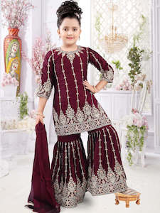 Girls Wear: Pari Sharara Suit