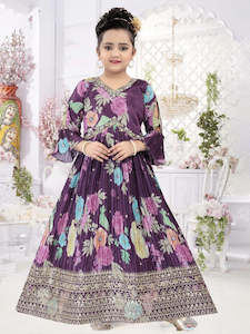 Girls Churidar Suit: Ami Flair Suit