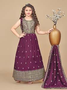 Girls Churidar Suit: Princy Flair Suit