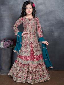 Amina Long Top Lehenga Suit