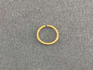 22ct Gold Plain Nose Ring