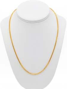 22ct Gold Fox Tail Chain - 50 cm