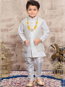 Boys Kurta Payjama With Jacket