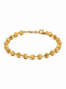 22ct Gold Ball Bracelet