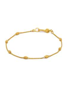 22ct Gold Ball Bracelet