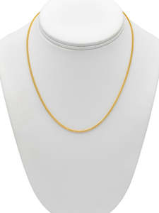 22ct Gold Fox Tail Chain - 40 cm