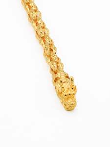 22ct Gold Hollow Mens Bracelet