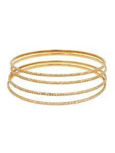 22ct Gold Two Tone 4 Bangles