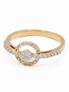 18ct Gold 0.32ct Diamond Ladies Ring