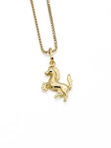 18ct Gold Horse Pendant