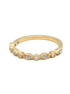 18ct Gold 0.10ct Diamond Ladies Ring