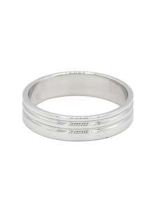 950 Platinum Mens Band Ring