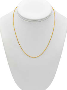 Chain 1: 22ct Gold Fox Tail Chain - 45 cm