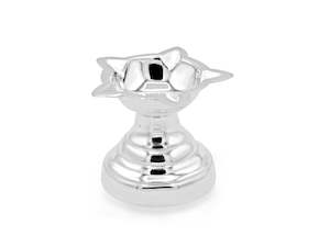 Pooja Gift Items: Silver Star Diya