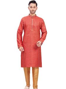 Mens Printed Kurta Set