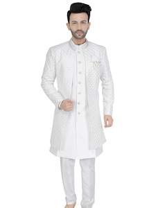 Kurta Payjama: Mens Kurta Set With Jacket