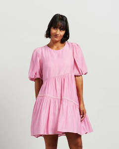 Beck Dress-Barbie Pink