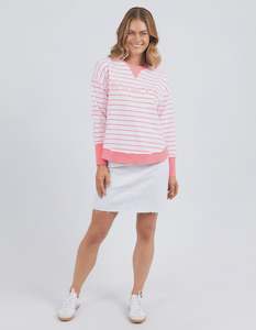 women's: Simplified Stripe Crew