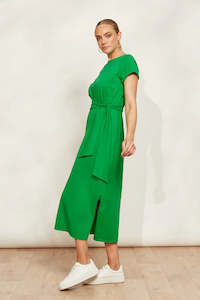 General: Verano Tie Dress Emerald