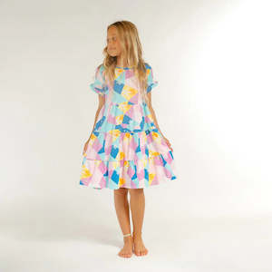 Pixi SS Dress - Geo