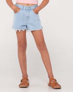 Penny Kick Flare Denim Short Kids