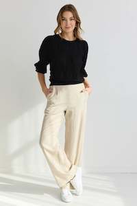 Boardwalk Ramie Extended Waist Pants