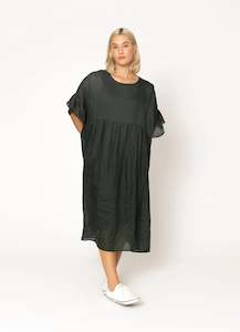 Reina Dress Dark Green