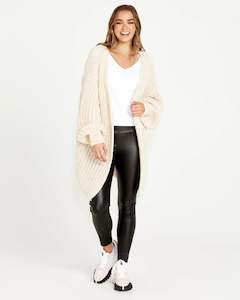 Renn Long Knit Cardi - Cream