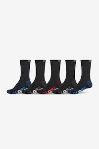 Boys Multi Stripe Crew Socks